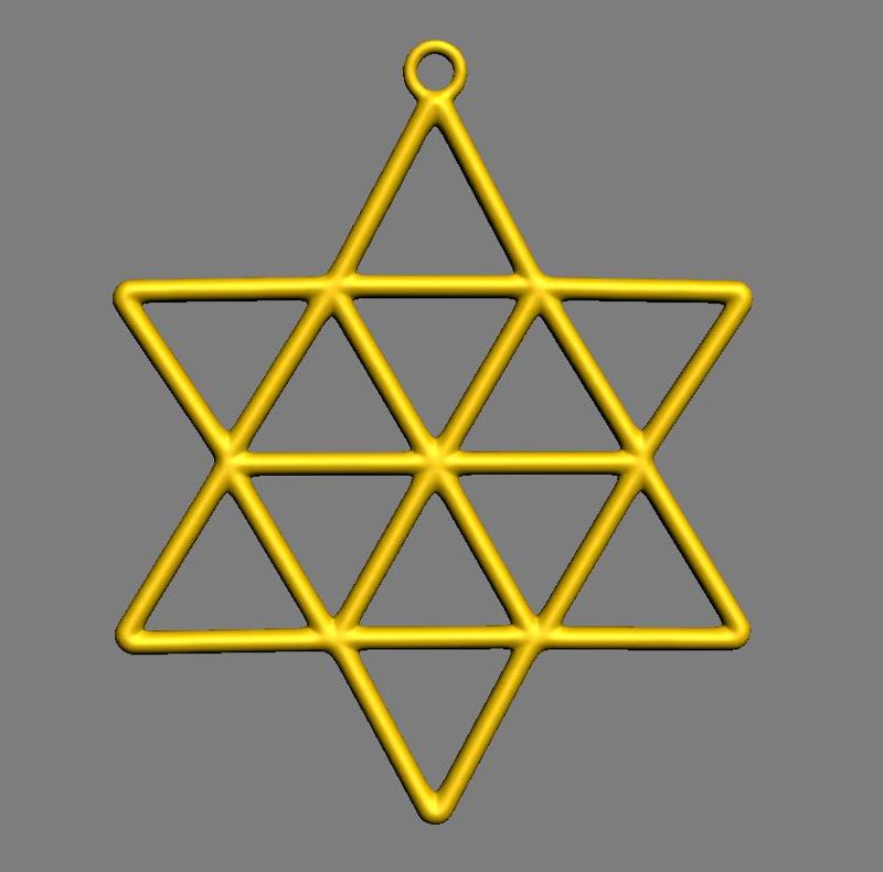Ornament star pendant v1