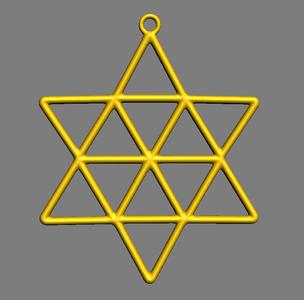 Ornament star pendant v1
