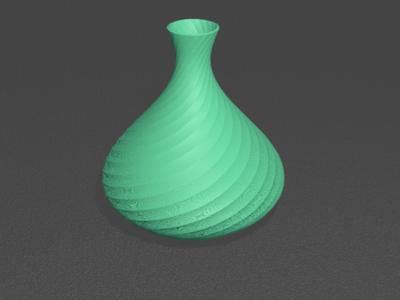 Modern twist vase