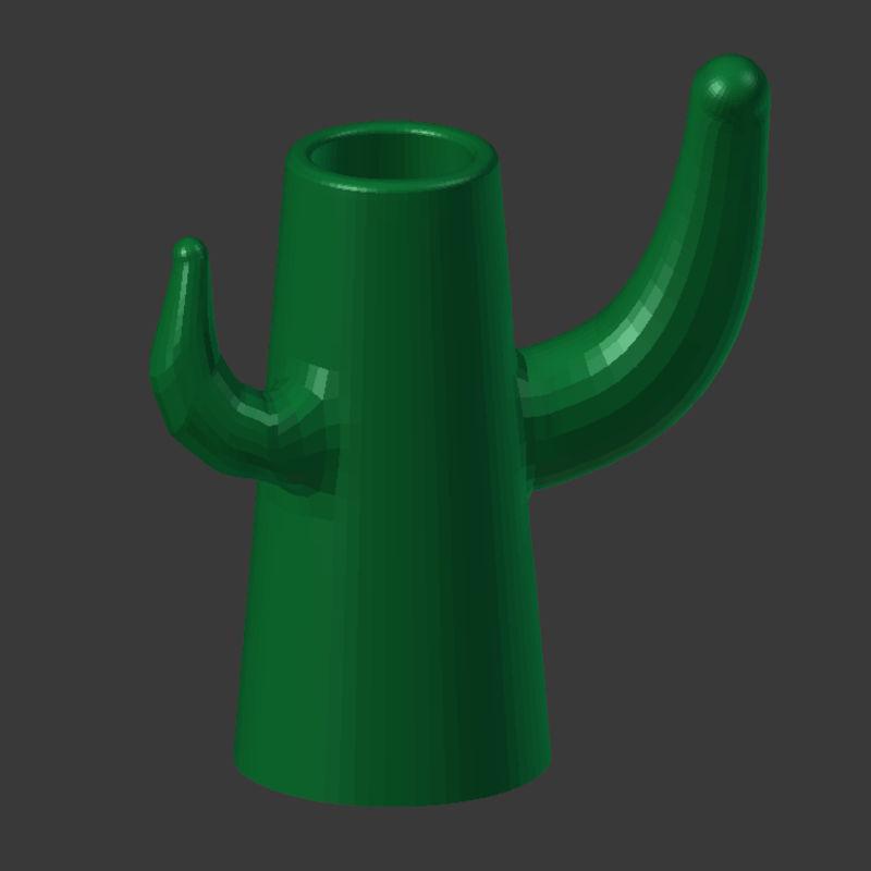 Small 2Arm Kaktus Vase