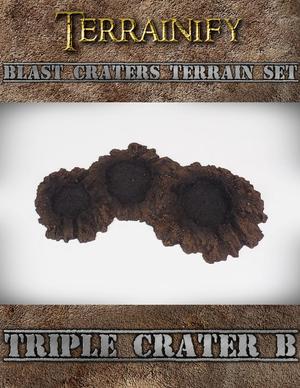 Triple Crater B: Blast Craters Terrain Set