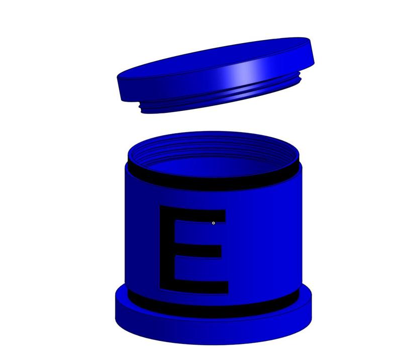 "E Tank" storage container