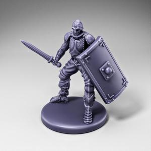 Skeleton - Infantry - Gladius + Scutum Shield - Ready Pose