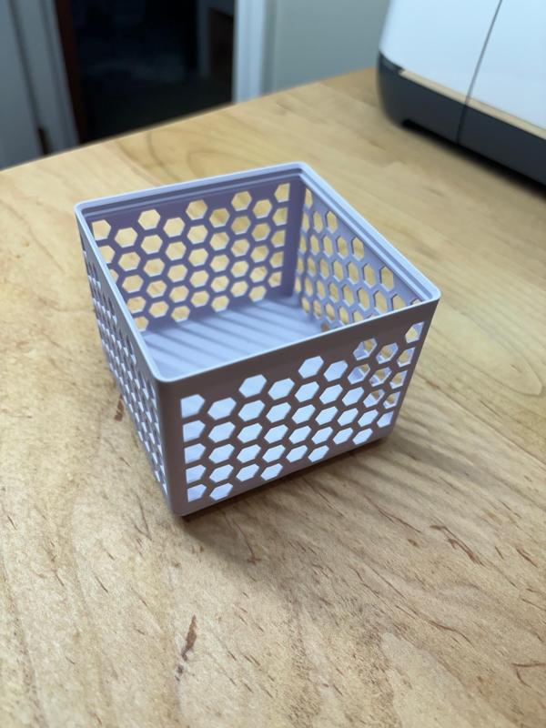 Gridfinity 2x2x9 Hex Cutouts