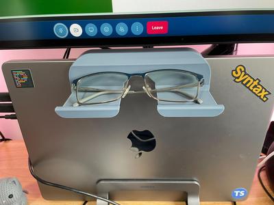 Laptop Glasses Holder