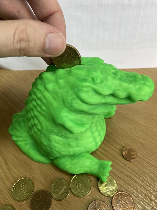 Chubby Crocodile Coin Bank / Piggybank