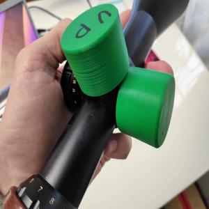 Turret caps for Falcon Merlin 14-56 scope