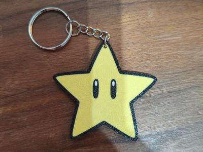 Keychain Super Star Super Mario NFC