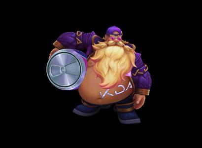 Music Fan Gragas League of Legends 3D print model