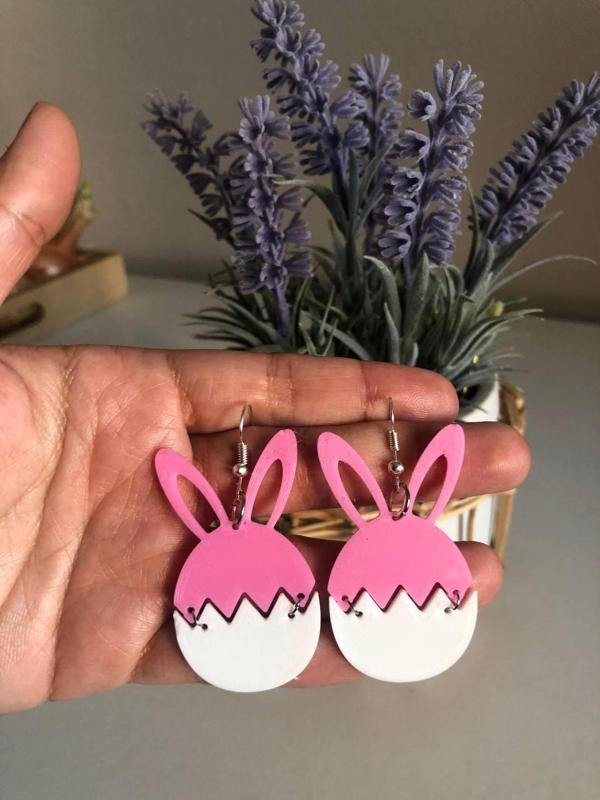 Earring Easter eggs Easter bunny pascua de resurreción