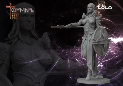 ELF WARRIOR FOR RPG WAR HAMMER