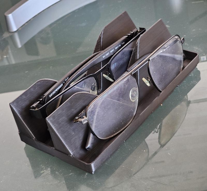 Gridfinity for two glasses (4x2 base)