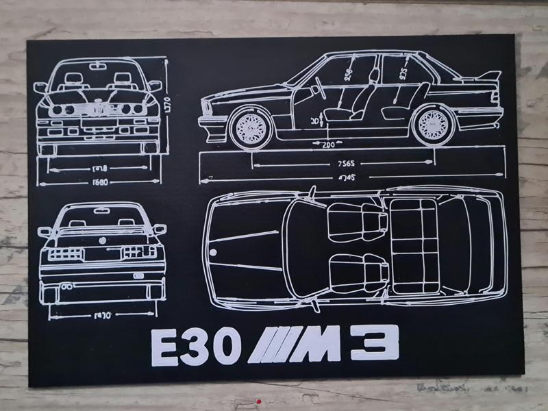 Blueprint BMW E30 M3