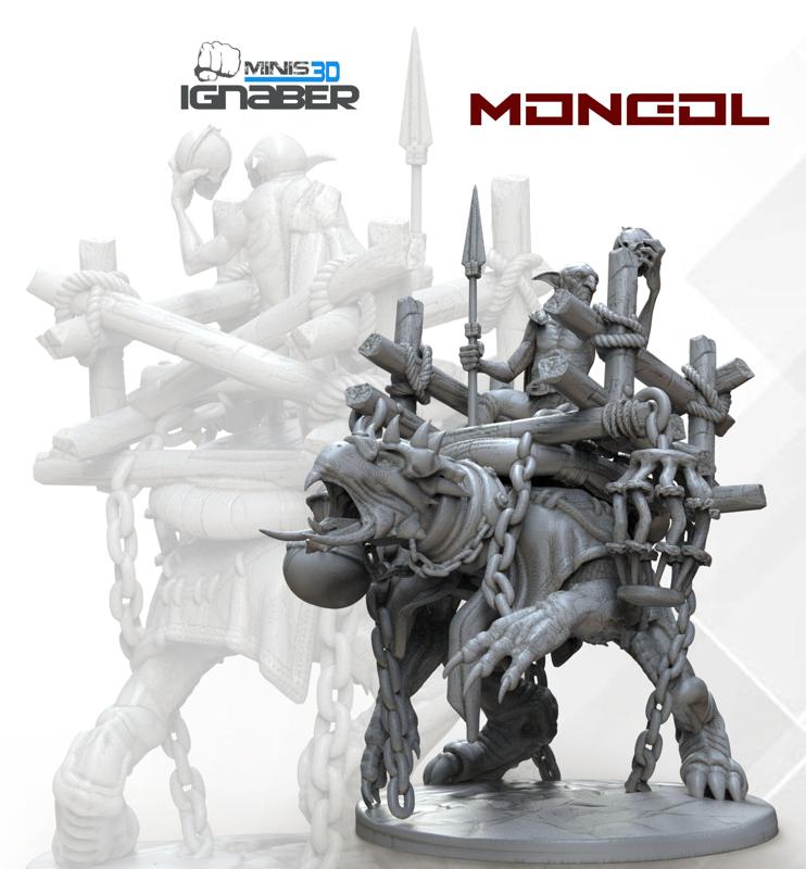 GOOBLIN ON WARHAMMER STL BEAST