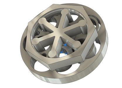 Print in place cycloid gearbox fidget