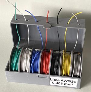 Cable Rolls and Dispenser (here "Litz Wire" 26 AWG)
