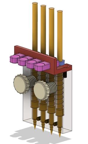 Color multi-pen 2D plotter