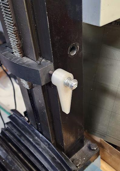 Carriage Lock Handle for Mini Mill