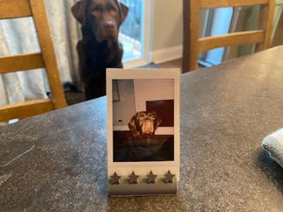 star polaroid photo holder