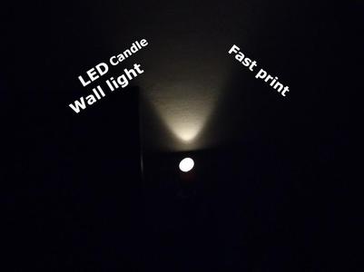 Candlelight holder indirect lighting | Fast Print 