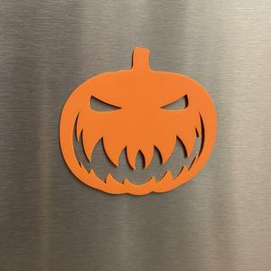 halloween pumpkin fridge magnet
