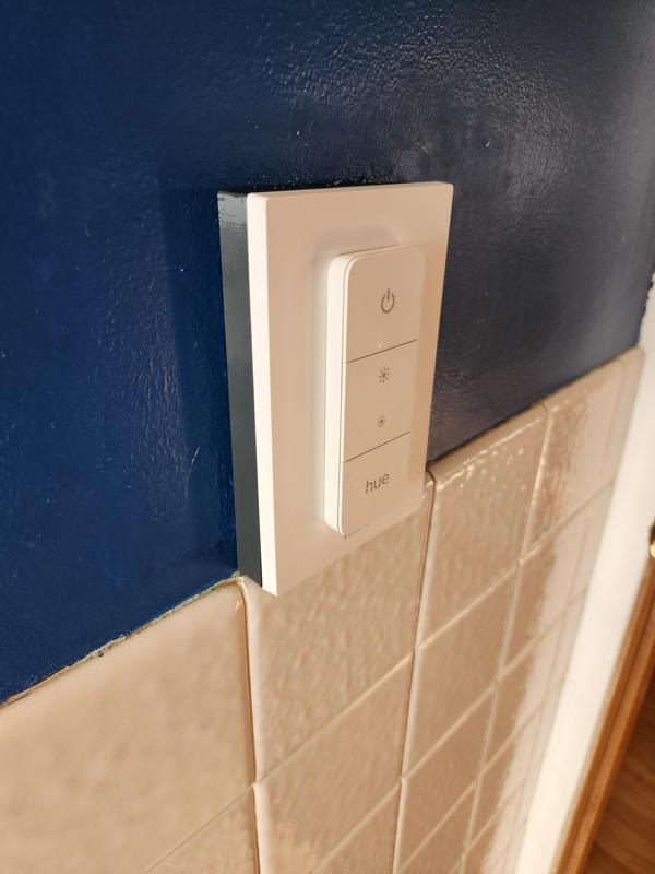 Philips Hue Dimmer Remote Mount Over Light Switch