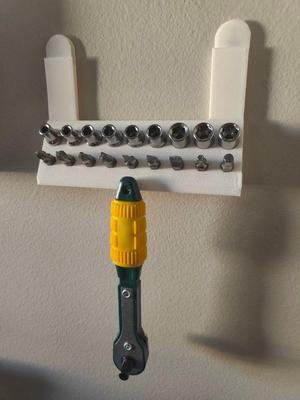 Ratchet Set Holder for the Wall