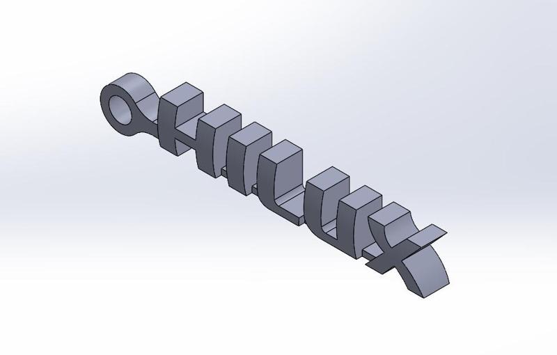 Key ring for Toyota Hilux