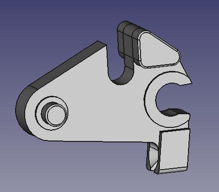 Replacement carrier for GEZE Einzugsdämpfung Levolan Softstop