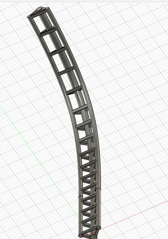 Intamin Roller Coaster track