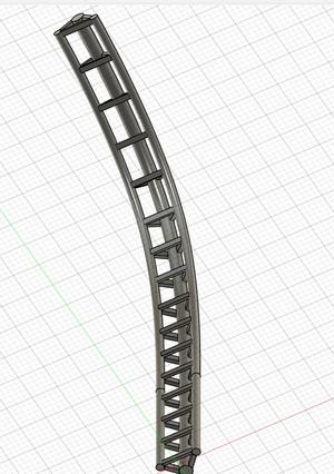 Intamin Roller Coaster track