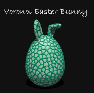 Voronoi Easter Bunny