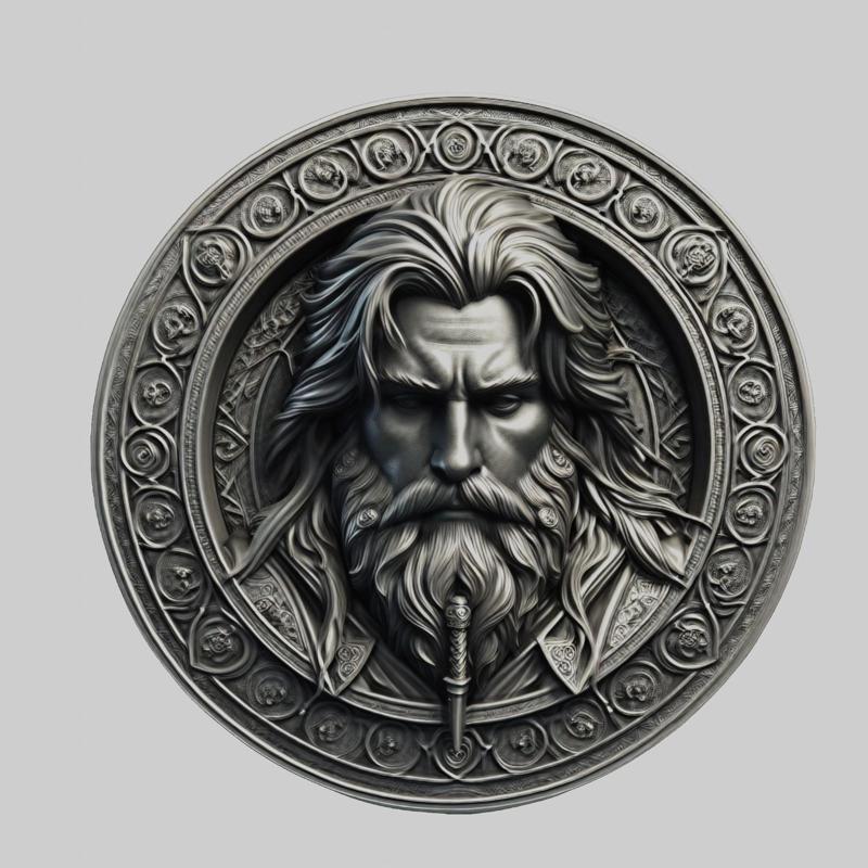 Eomer Lord of Rings Medallion for CNC Router Laser & 3D Printer