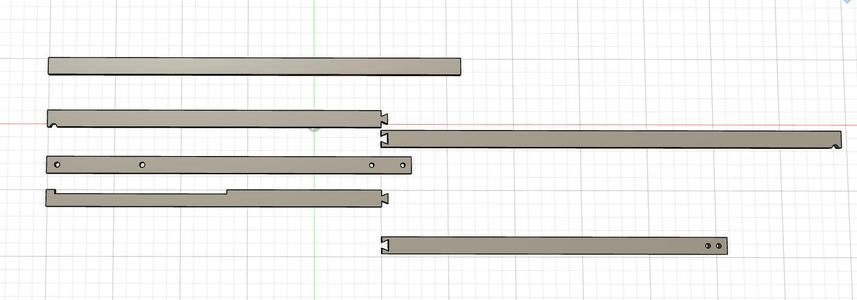 3D printed Lynx blaster flatbars (in testing)