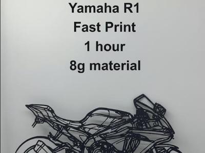 Silhouette Yamaha R1
