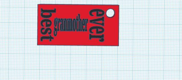 best grandmother ever keychain