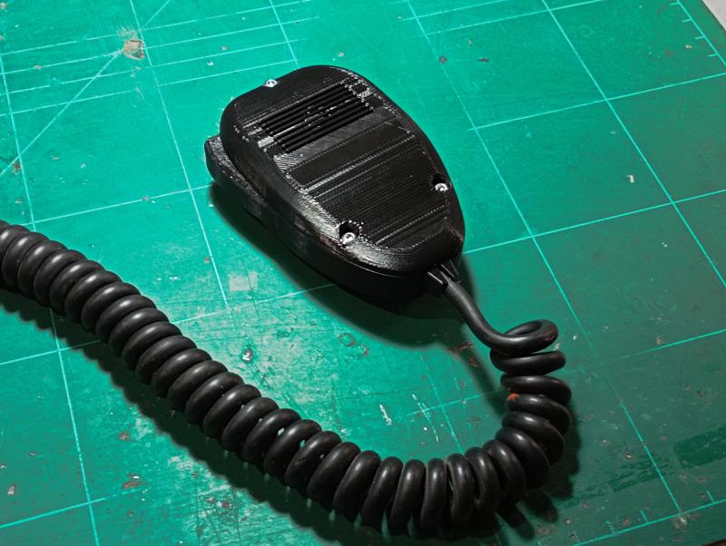 Handheld PPT ham Microphone for (tr)uSDX / uSDX