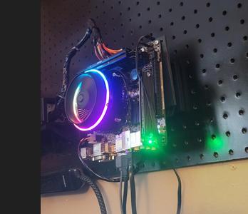 Peg Board PC Mount ( itx board )