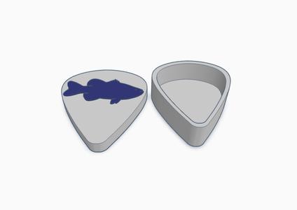 Fish Guitar Pick Holder