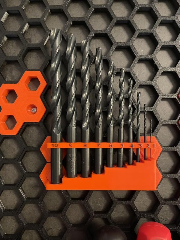Drill Bit Holder 1-10mm for Honeycomb Storage Wall (HSW)