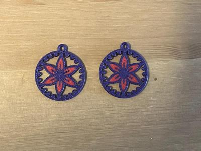flower earrings