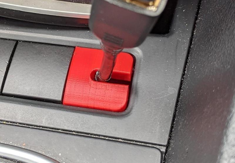 vw blank button cable passthrough