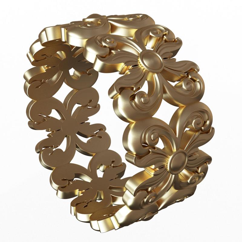 Jewellery Ring 04 Gold