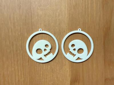 skull earrings 
