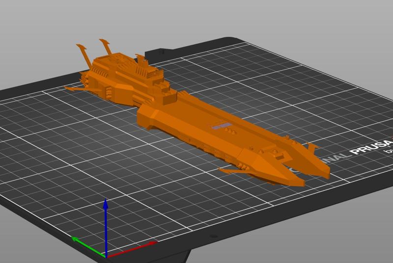 futuristic space ship