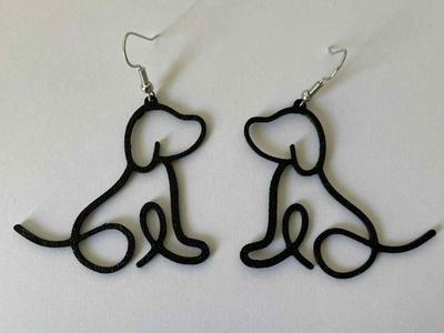 Dog Earrings