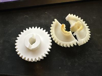 Sears, Chamberlain, Craftsman garage door opener helical gear