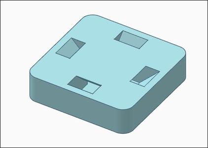 Twist-In T-Slot Zip-tie Hold-Down