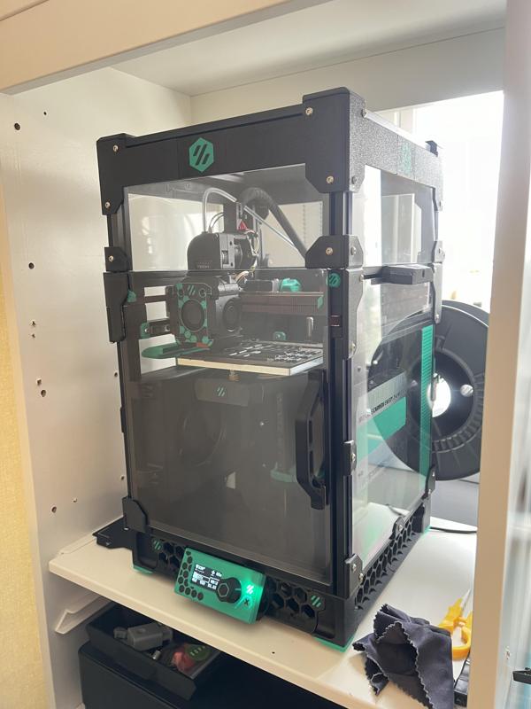 Split Voron V0.2 tophat spacer and extender