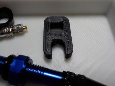 Presta valve stem adjustment tool